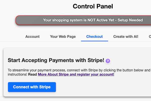 Connect to Stripe