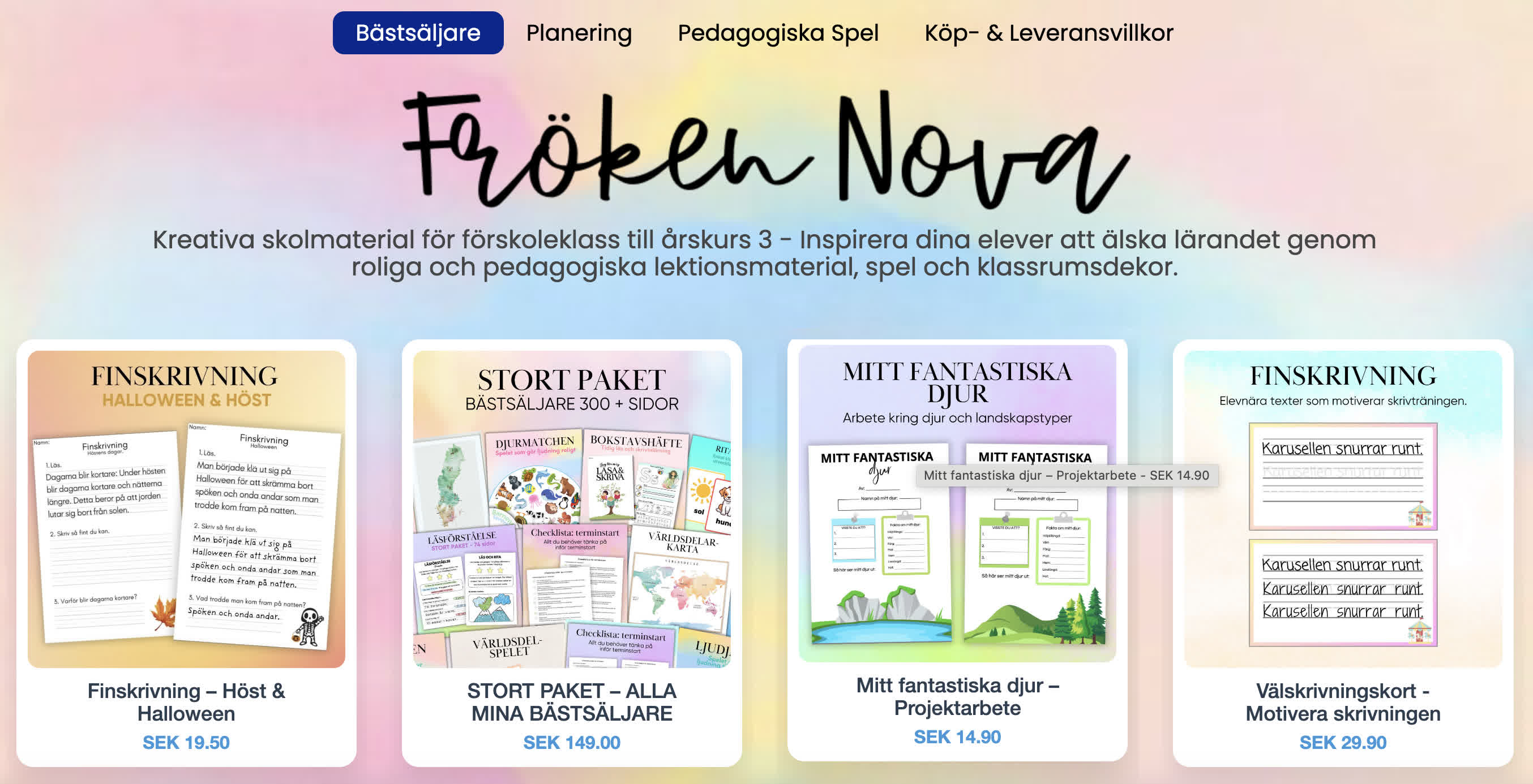 Fröken Nova Shop